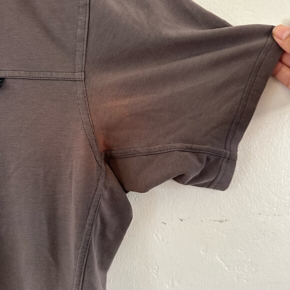 Arc’teryx Relax Fit Short Sleeve Polo Shirt Gray Size Medium ** Read Description - Picture 4 of 12